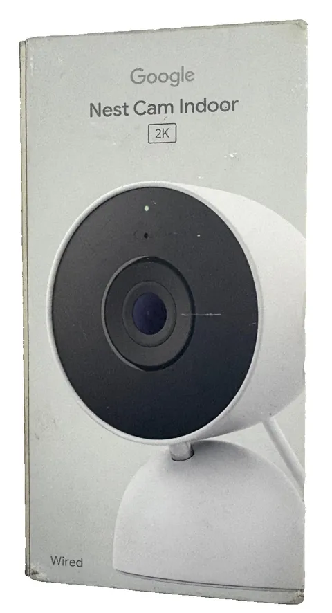 Google Nest Cam Indoor (Wired, 3rd Gen) 2K Video and Gemini New