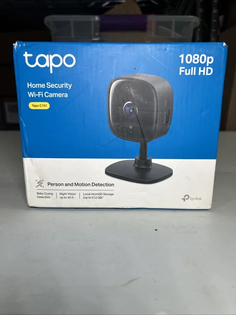 Tapo C101 1080P Indoor Wired Security Camera 2-Way Audio Night Vision