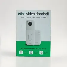 Blink Video Doorbell 2nd Gen With Sync Module 2 New Factory Sealed!