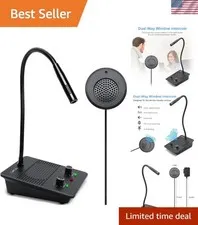 Window Speaker Intercom System,Dual Way Anti-Interference Intercommunication ...