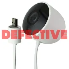 DEFECTIVE Nest Cam Outdoor Wi-Fi 1080p Security Camera - White NC2100ES