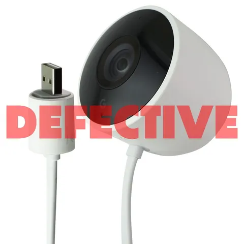 DEFECTIVE Nest Cam Outdoor Wi-Fi 1080p Security Camera - White NC2100ES