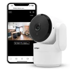 VTA+ 2K Indoor WiFi Security Camera - Motion Detection, Night Vision, Privacy...