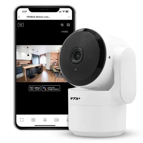 VTA+ 2K Indoor WiFi Security Camera - Motion Detection, Night Vision, Privacy...