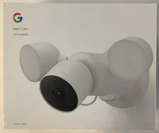 Google Nest Cam W/Floodlight (GPLE9 & G3AL9) Outdoor Security Camera #3590