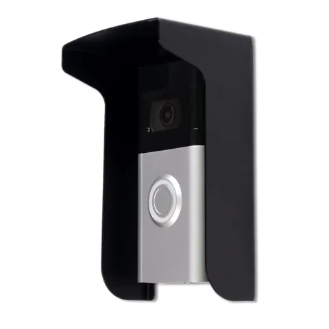 Doorbell Rain Cover Ring Doorbell Anti-Glare Cover, Steel Doorbell Weather-Block