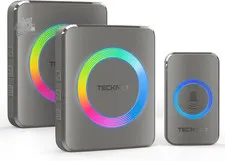 Wireless Doorbell Wireless Outdoor Waterproof 500m Home Office LED RGB
