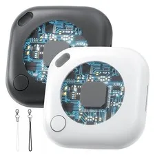 2-Pack Tracker Tags Compatible with Find My (iOS Only) Bluetooth Tracker Smar...