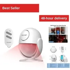 TECKNET 125dB Loud Indoor Motion Sensor Alarm with Remote Control