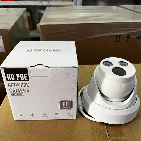 VIKYLIN Full Color CCTV 5MP Security IP Camera Human/Vehicle Detection POE IP67