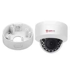 Anpviz 4mp 5mp 8mp Dome PoE IP Security Camera Outdoor AI +Junction Box Bracket