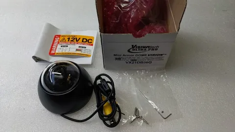 VisionTech VX21DB36Q Mini Armored Weatherproof Dome CCTV Camera 12VDC