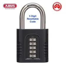 ABUS Padlock  -158/65 -65mm -Resettable Combination Padlocks-FREE POST