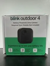 Blink Outdoor 4 Battery Powered Camera Black Model: BCM00500U NEW/SEALED