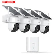 Wireless Outdoor Security Cameras: 360° Coverage, No Subscription & Easy Setup