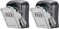 Key Lock Box Combo Wall Mount Safe Storage Key Organizer Weatherproof Durable