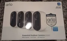 arlo essential security camera 2k (4 pack)