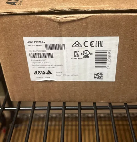 AXIS P3275-LV Dome Camera (03149-001) | New Open Box