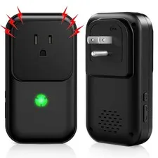 Power Failure Alarm, Freezer Outage Alarm 7 Sirens, Black