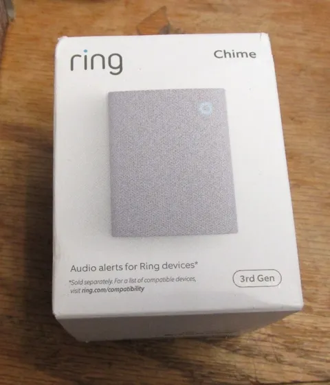 Ring Chime 3rd Gen Enhanced Audio alerts for ring devices