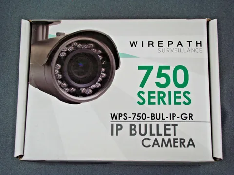 Wirepath WPS-750-BUL-IP-GR 750 Series Outdoor IP Security Camera Open Box