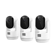 Arlo Essential Pan Tilt Indoor Camera 2K, 3-Pack