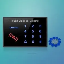 Wired Touch RFID Access Control Keypad Standalone 800 User WG26 Door Security