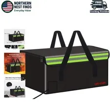 Portable 19.7" Fireproof Lipo Bag - Safe Transport for Ebike & Drone Batteries