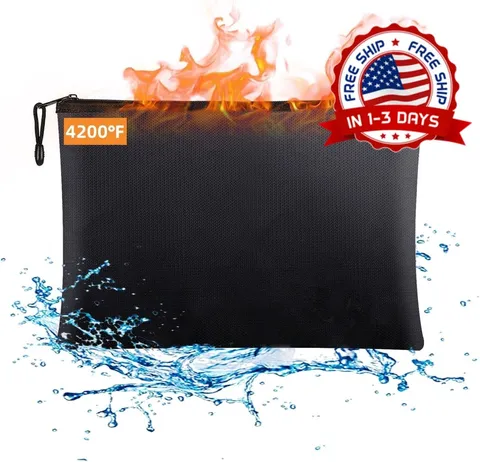 Bolsa Ignifuga e Impermeable para Documentos con Forro de Aluminio