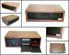 Vintage MONACOR Motion Sensor Wooden Box