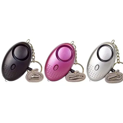 Navor Personal Safety Alarm with LED Light – 140dB Emergency Keychain Siren-3 Pc