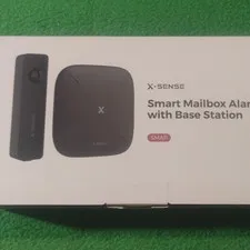 X-Sense SMA11 Smart Mailbox Alert Wi-Fi Wireless Google Home Black 90dB