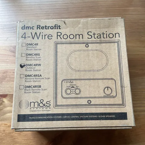 M&S DMC4RW Patio Outdoor Station White Intercom Station NEW
