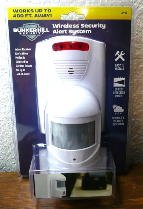 Wireless Security Driveway Alert System 400ft Range Bunker Hill Brand NEW Sealed