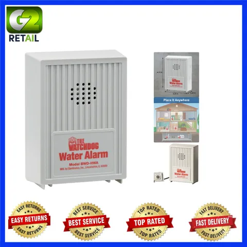 High-Performance 110 dB Water Alarm with Extended Detachable Sensor System