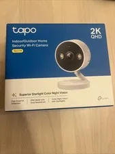 Tapo 2K 3MP Indoor/Outdoor Security Camera - Free Person/Motion/Baby Cry