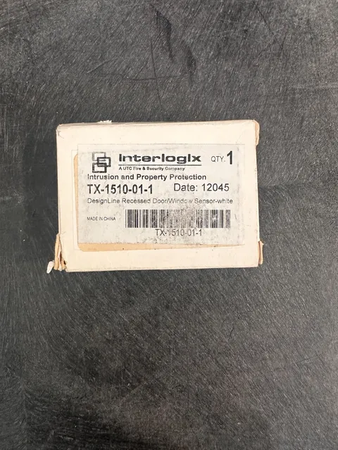 GE Interlogix TX-1510-01-1 Wireless DesignLine Recessed Door/Window Sensor New!