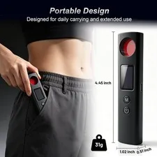 Anti-Spy Hidden Camera Detector - 6-in-1 GPS Tracker & Bug Detector New