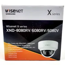 Wisenet Samsung Hanwha Techwin 5MP Indoor Network Dome Camera, XND-8080RVN