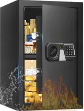3.5 Cubic Feet Fireproof Safe with Digital Lock for Home Security