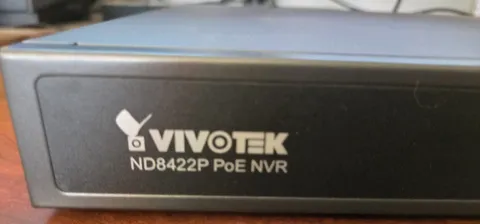 Vivotek ND8422P 16-CH Embedded PoE Surveillance NVR - Used, Working, Power Cord