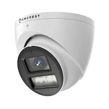 Analog 5MP NightColor Outdoor Security Camera, Turret 5MP @ 25fps, CCTV-Coax-...