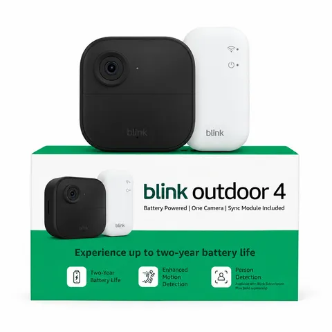 Blink Outdoor 4 Wireless 1080p Security Camera Sync Module Core 1 Camera