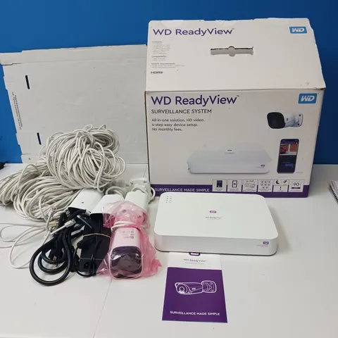 WD ReadyView PoE 8 Channel Network  Video Surveillance System 2TB HD - 4 Cameras