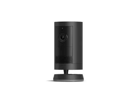 Ring Outdoor Cam Plus, Surveillance Camera w/ Rechargeable Battery Pack, Black