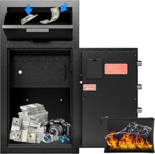 Cash Safe with Drop Slot 4.0 CUB Drop Safe for Business Money Depository Safes B
