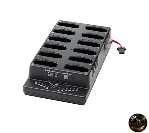 ALINCO EDC-162 12-unit charging stand required. *Battery-only charging is not