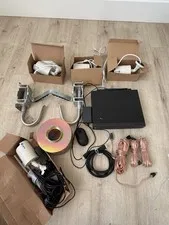 Anni 4 Camera Wireless Security System DVR NVR HDMI Mouse Cables Cameras