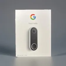 GOOGLE NEST HELLO Wired Video Doorbell NC5100US New In Opened Box