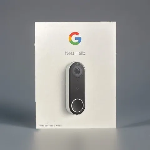 GOOGLE NEST HELLO Wired Video Doorbell NC5100US New In Opened Box